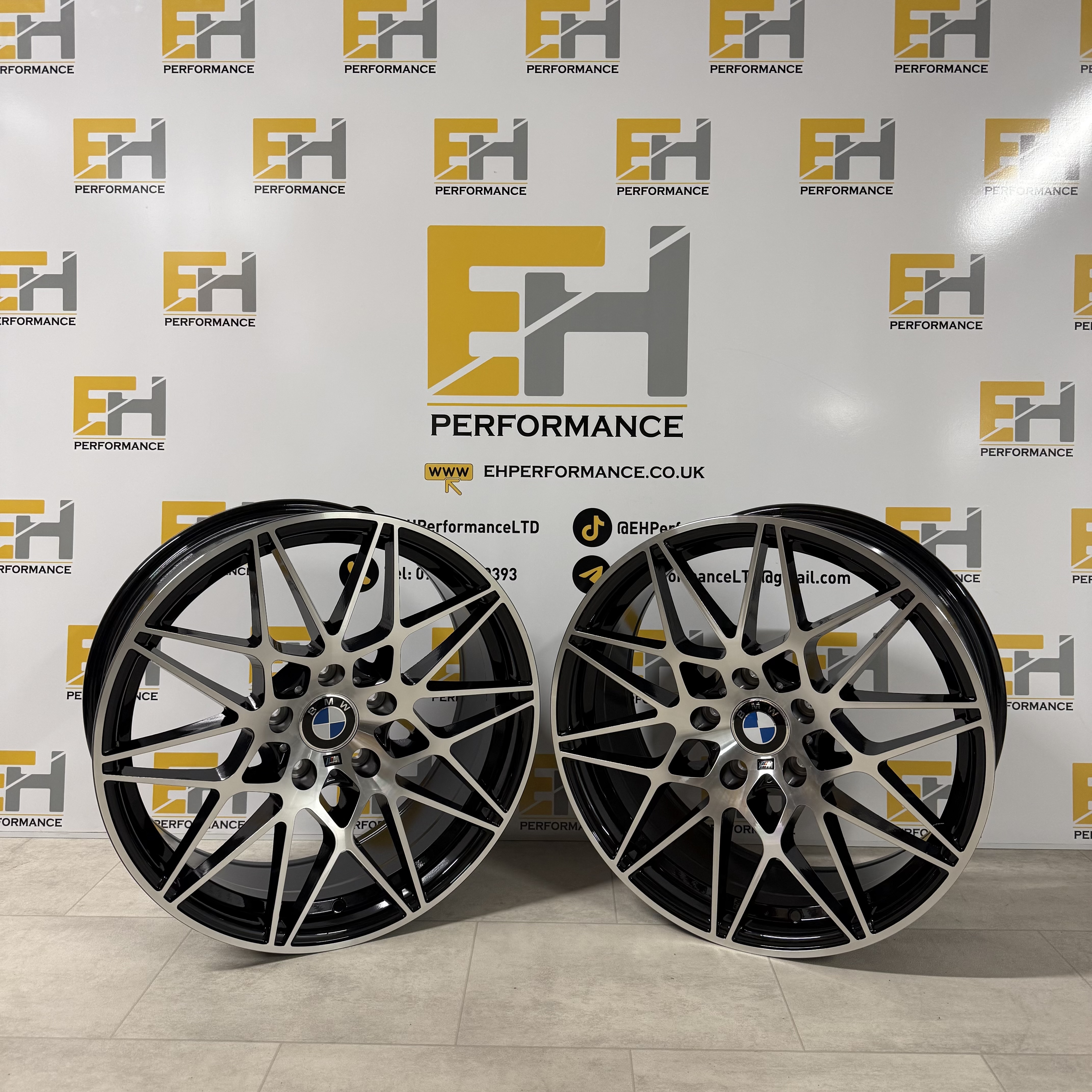 BMW 18 inch 5x120 666M style DIAMOND CUT Alloy Wheels For BMW M3 M4