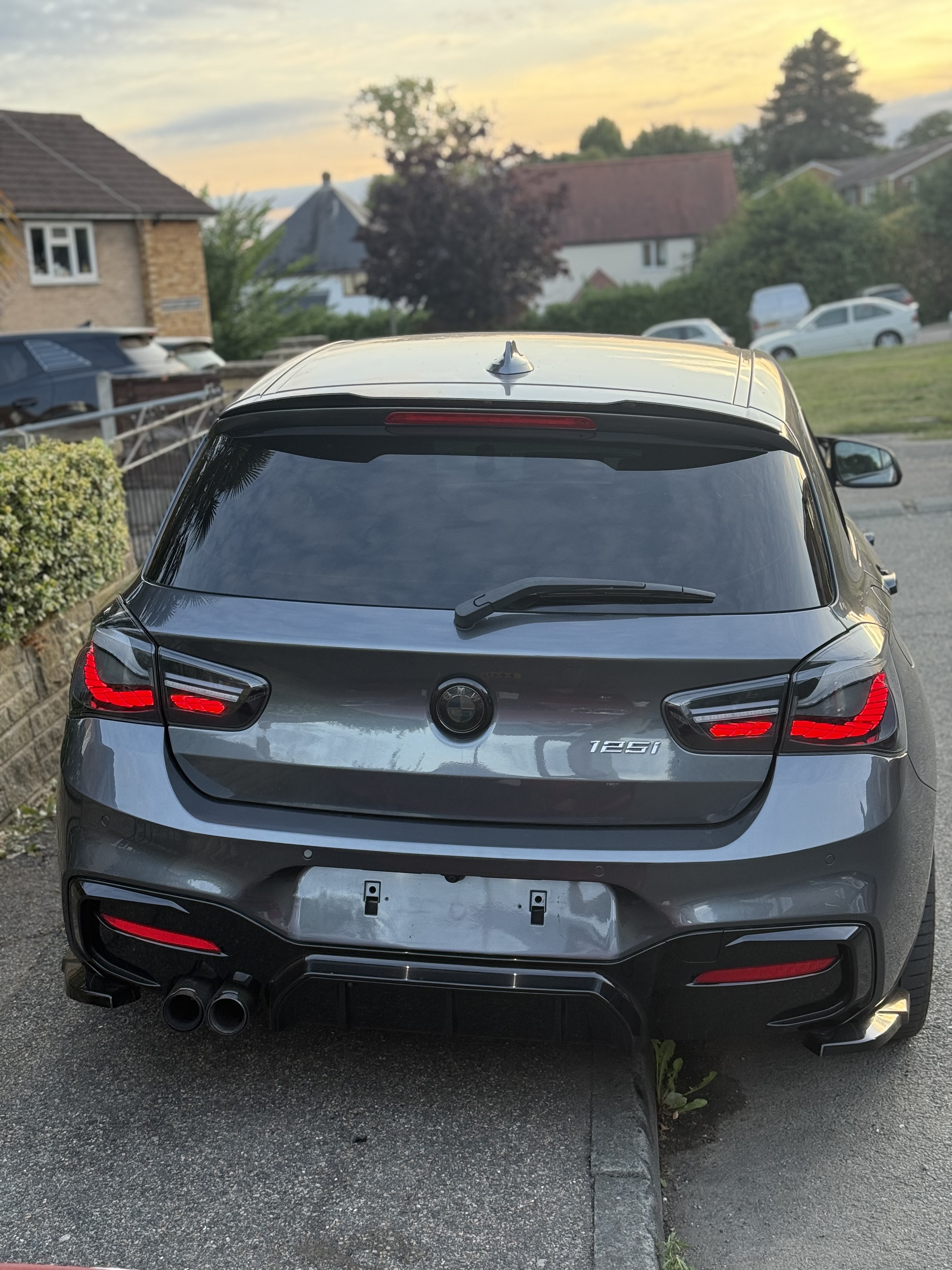 BMW 1 Series F20/F21 LCI (2015–2019) GTS-Style LED Tail Lights – Dynamic Indicators | Smoked Clear