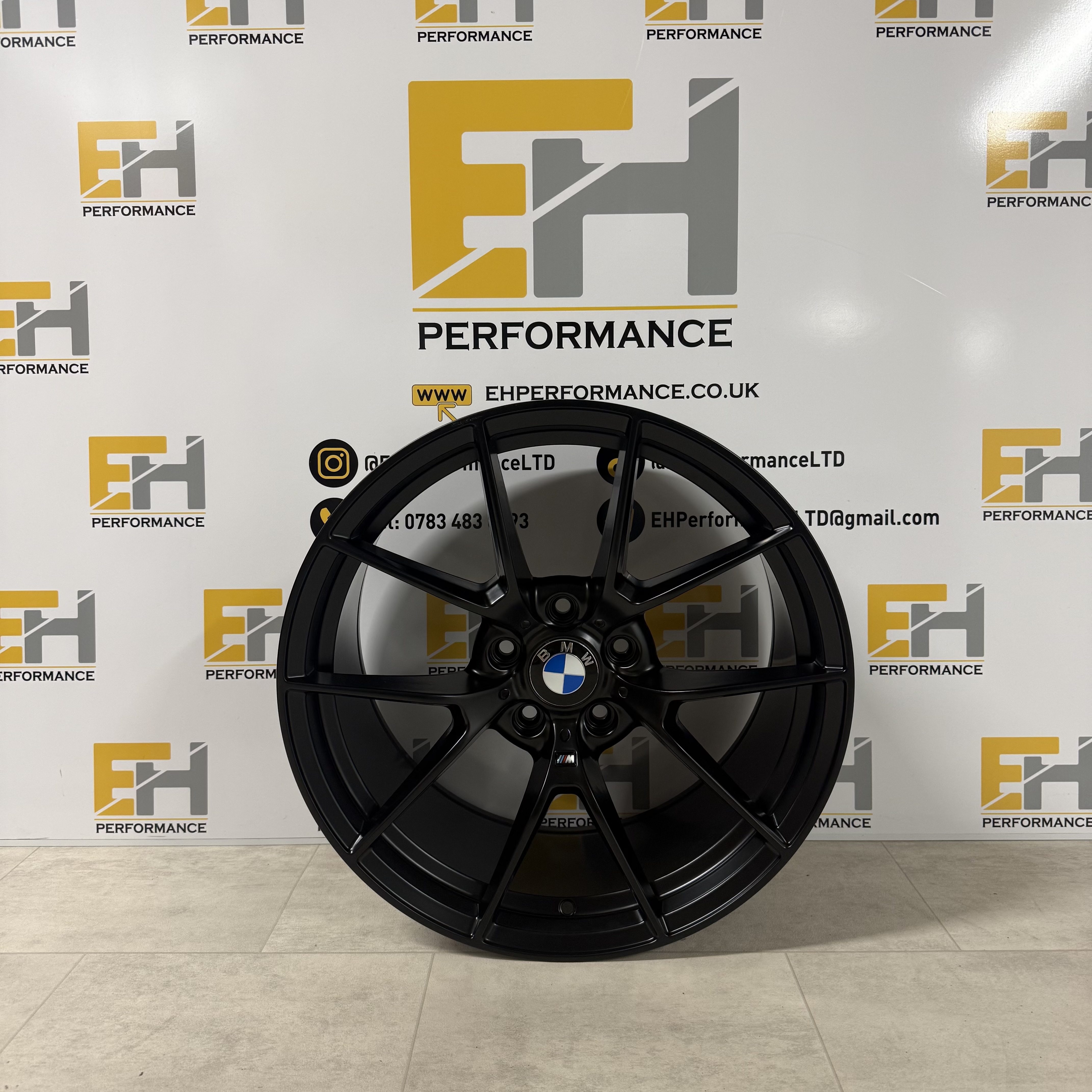 763M CS Style SATIN BLACK ALLOY WHEELS - M3 BMW 