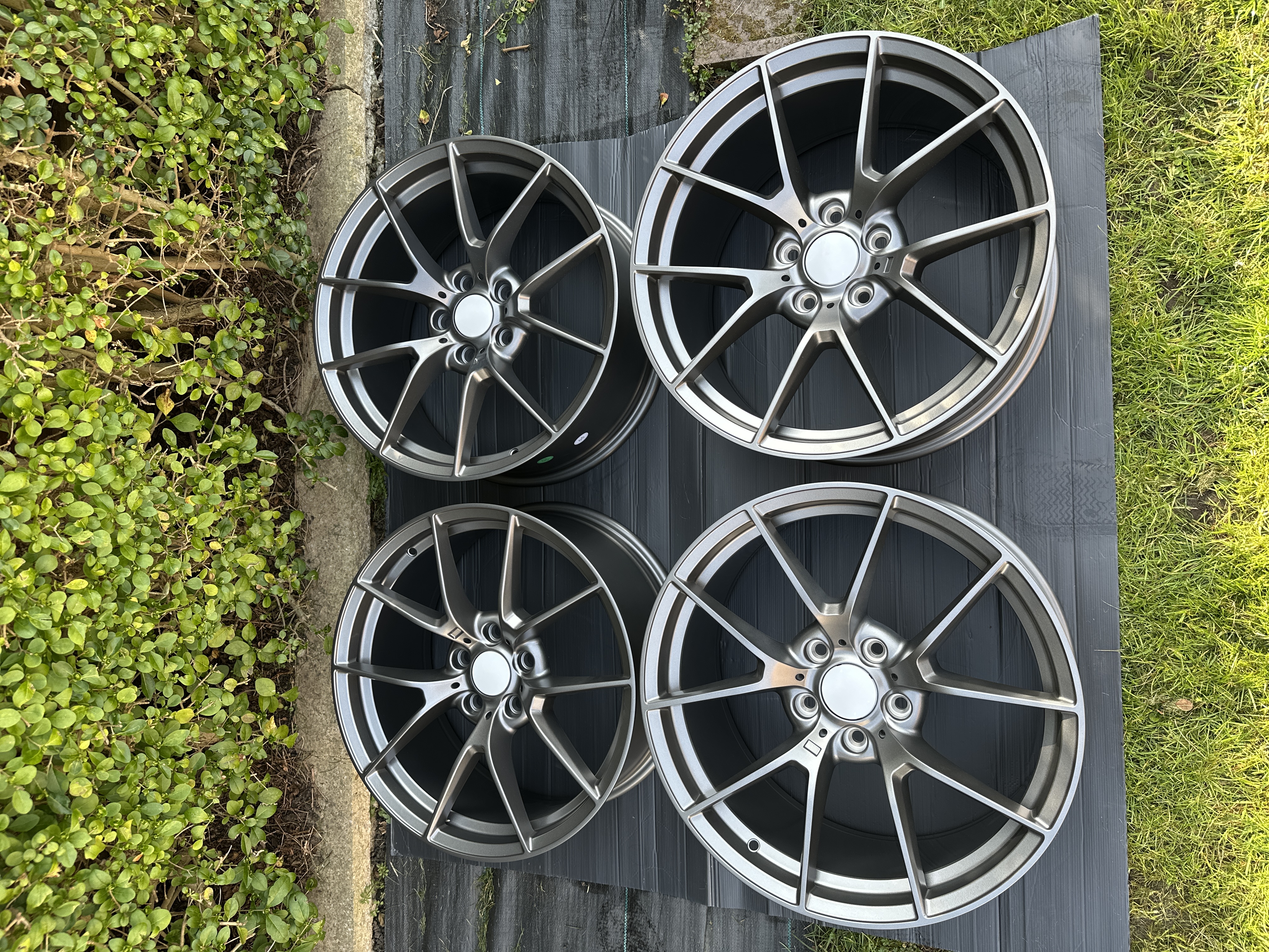 763 CS STYLE ALLOY WHEELS IN SATIN GUNMETAL BMW FITS M2 M3 M4