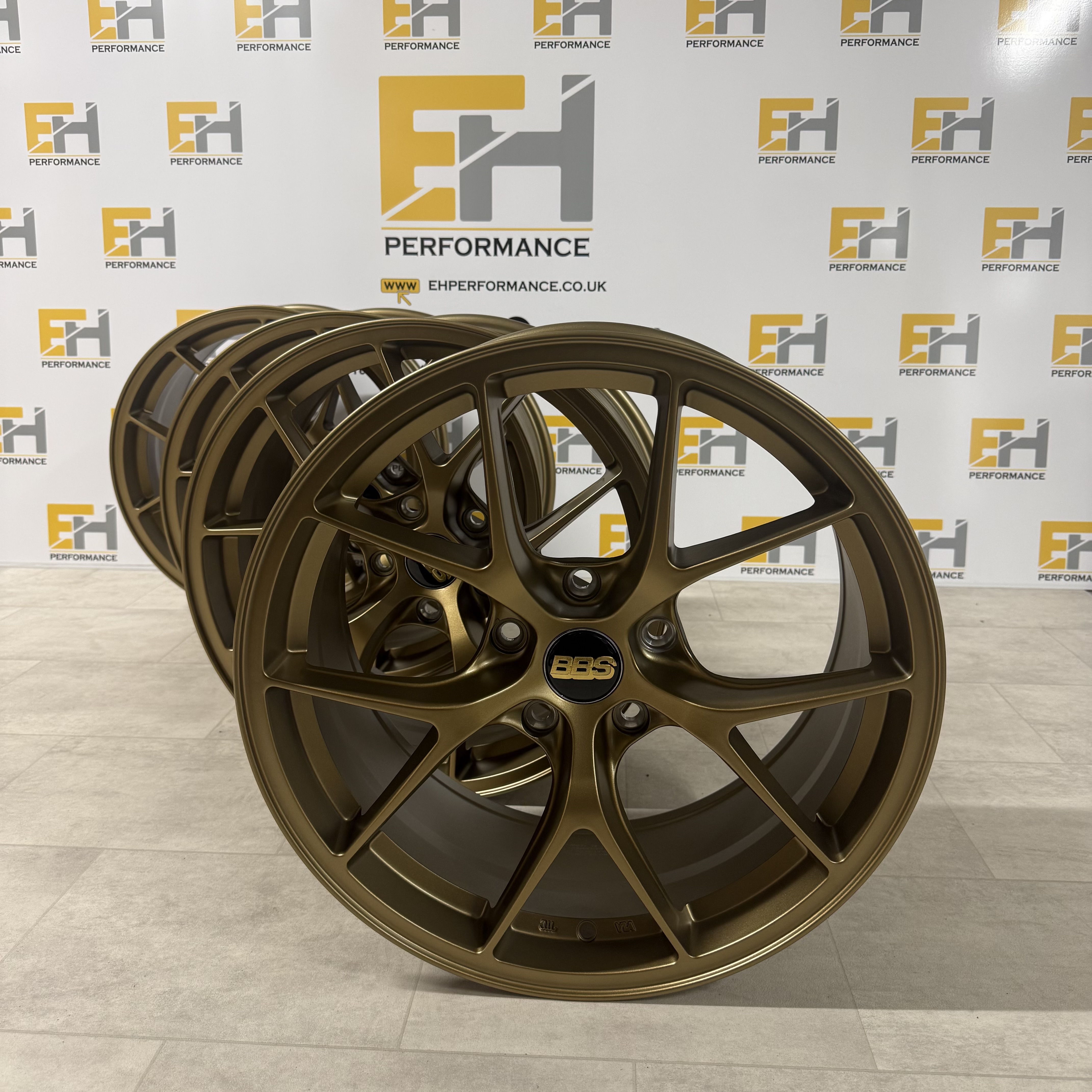 BBS 18x8.5 Bronze CI-R Style Wheels – 5x120 ET35 – 4 Alloy Set