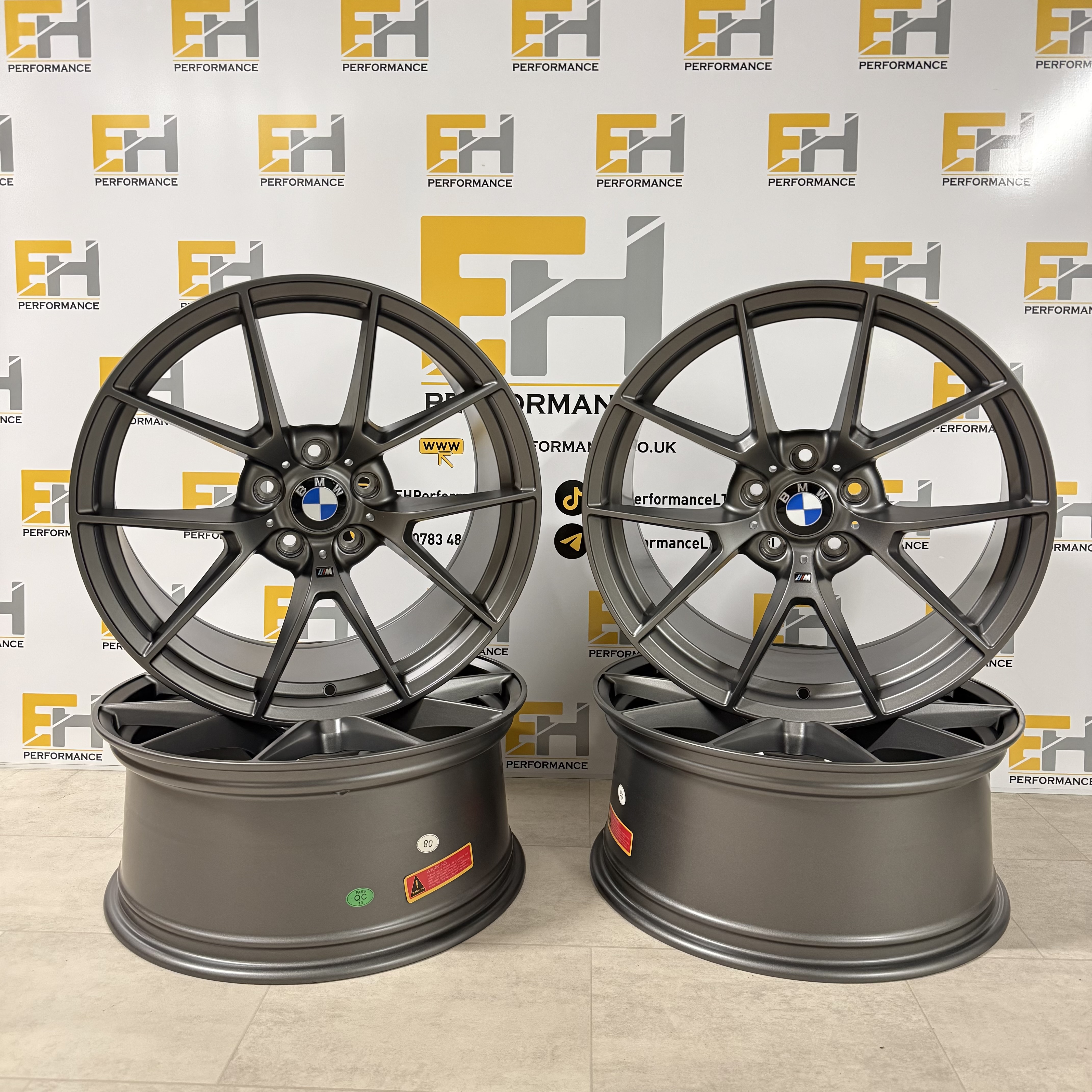 763 CS STYLE ALLOY WHEELS IN SATIN GUNMETAL BMW FITS M2 M3 M4