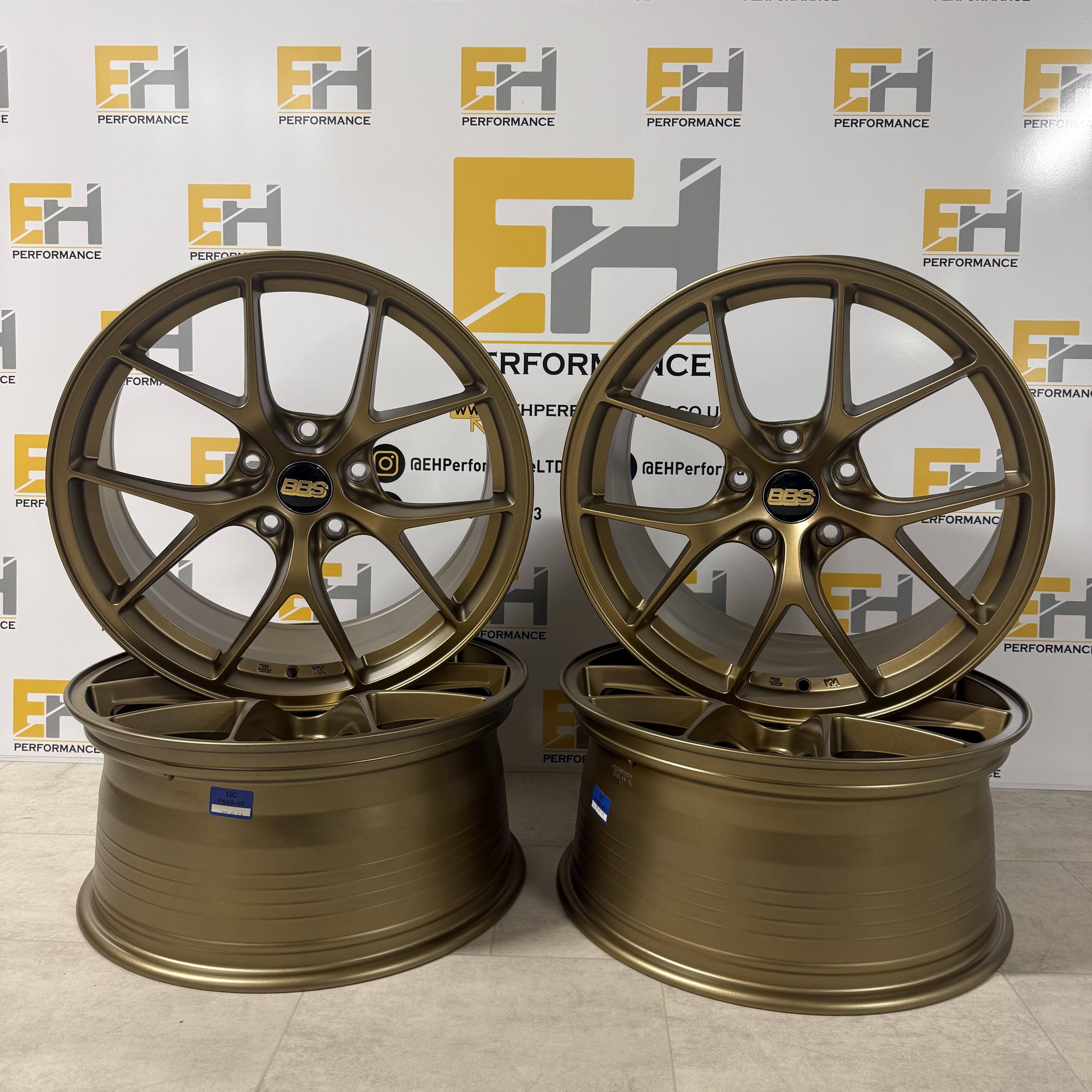 BBS 18x8.5 Bronze CI-R Style Wheels – 5x120 ET35 – 4 Alloy Set