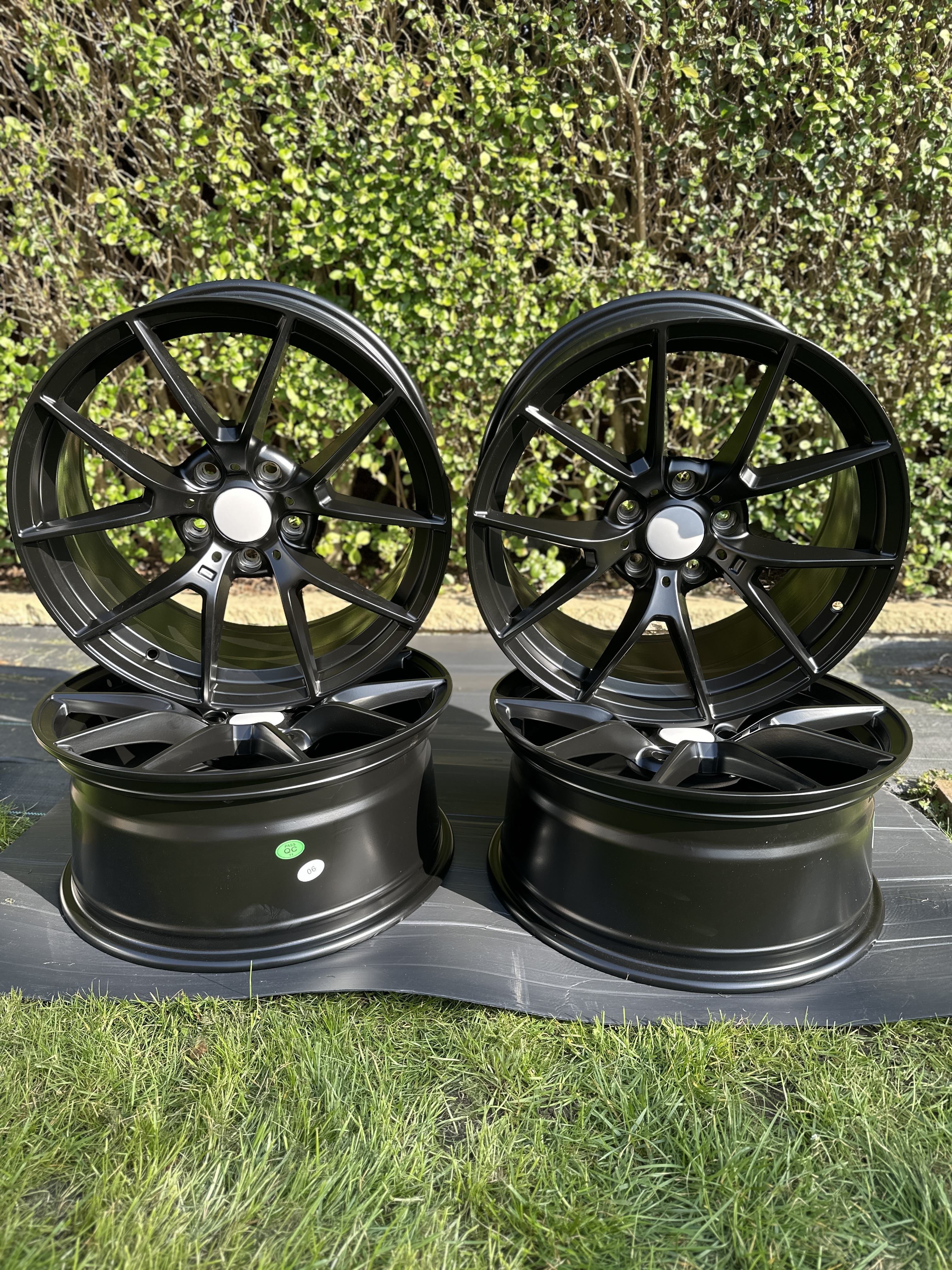 763M CS Style SATIN BLACK ALLOY WHEELS - M3 BMW 