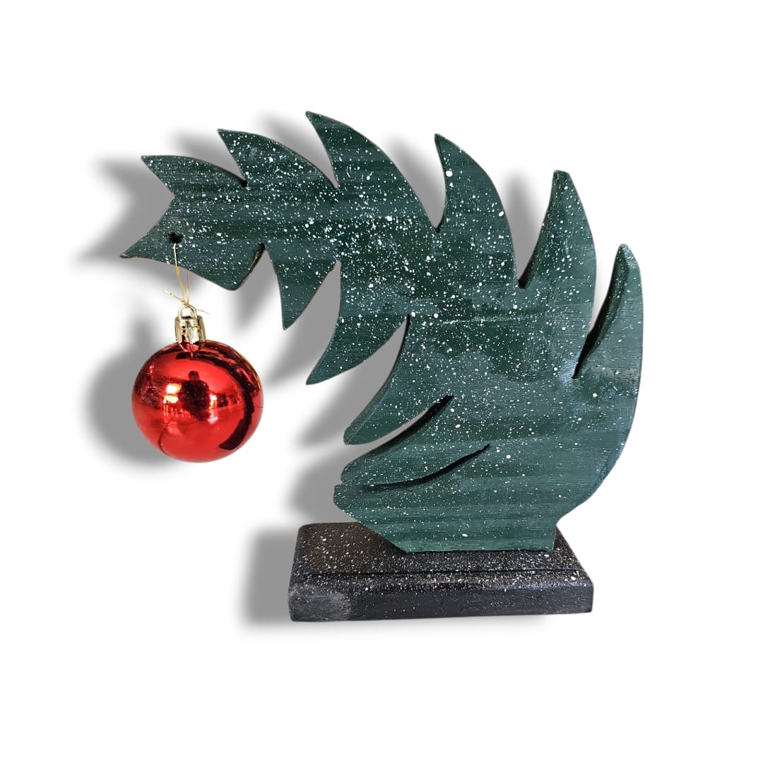 Árvore de Lado enfeite Natal