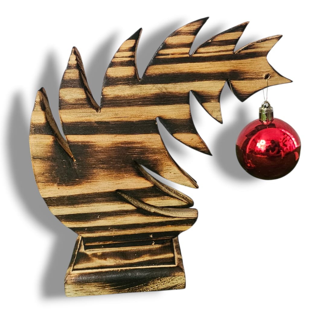 Árvore de Lado enfeite Natal