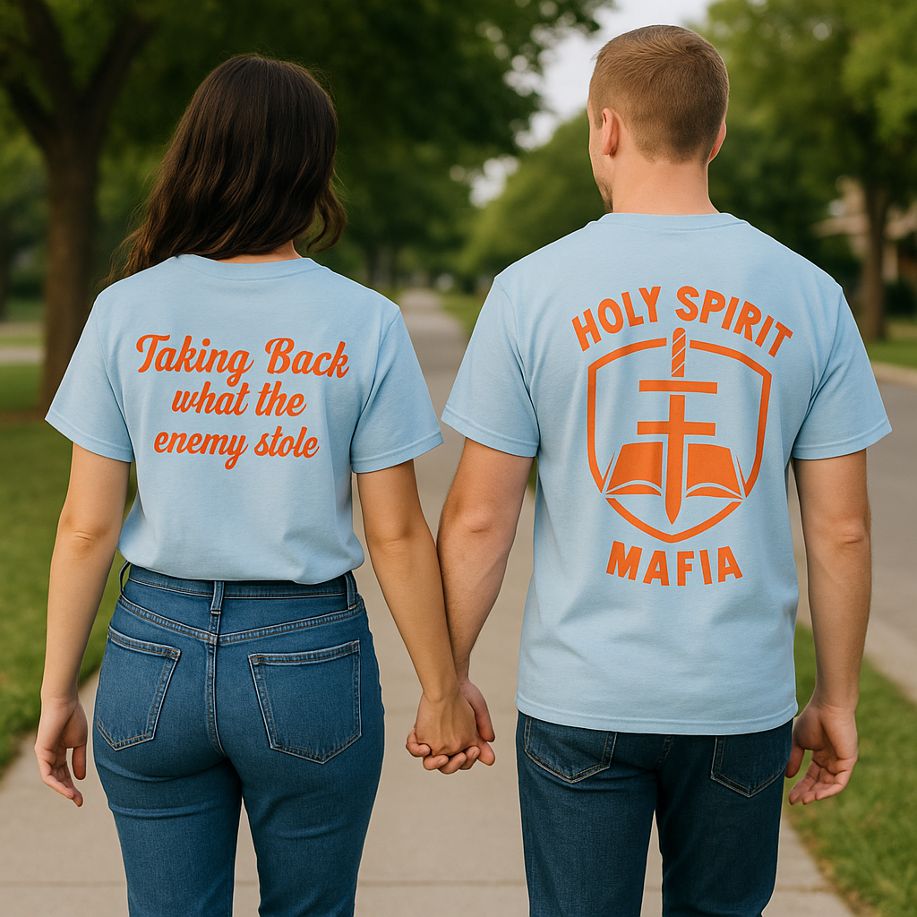 Taking Back What The Enemy Stole Holy Spirit Mafia Inspirational Quote T-Shirt 