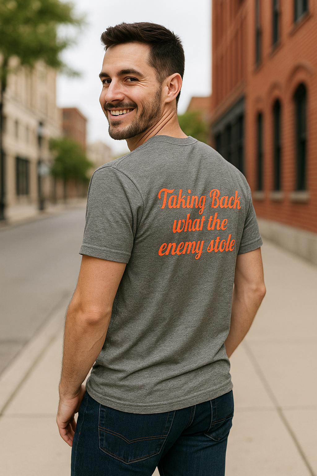 Taking Back What The Enemy Stole Holy Spirit Mafia Inspirational Quote T-Shirt 