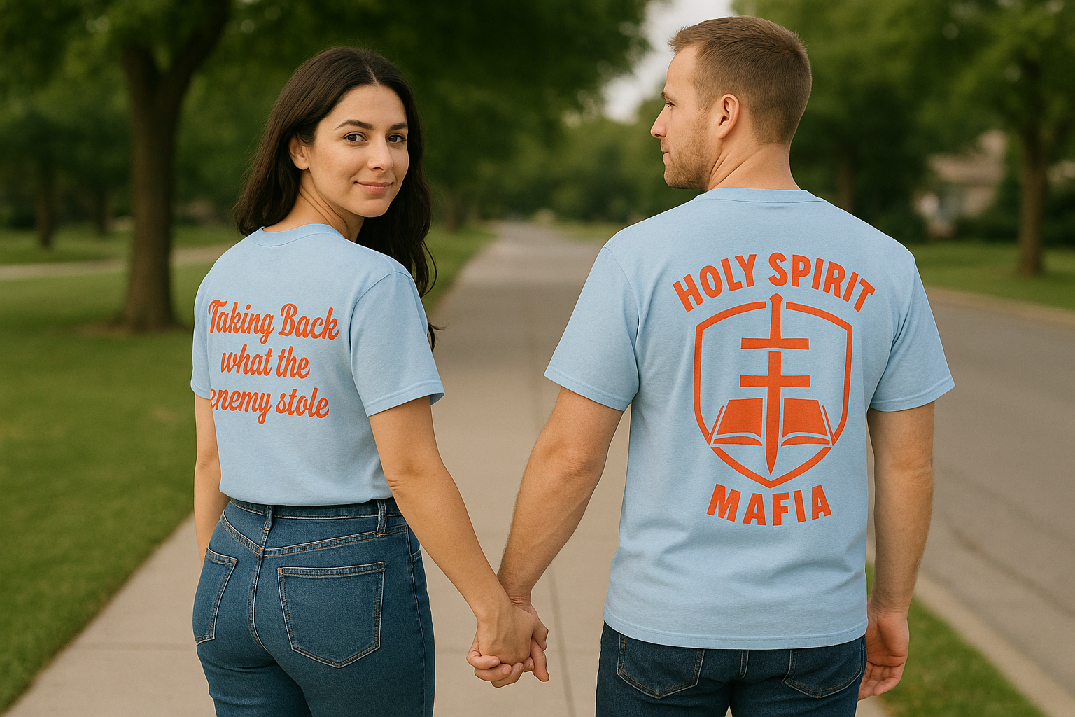 Taking Back What The Enemy Stole Holy Spirit Mafia Inspirational Quote T-Shirt 