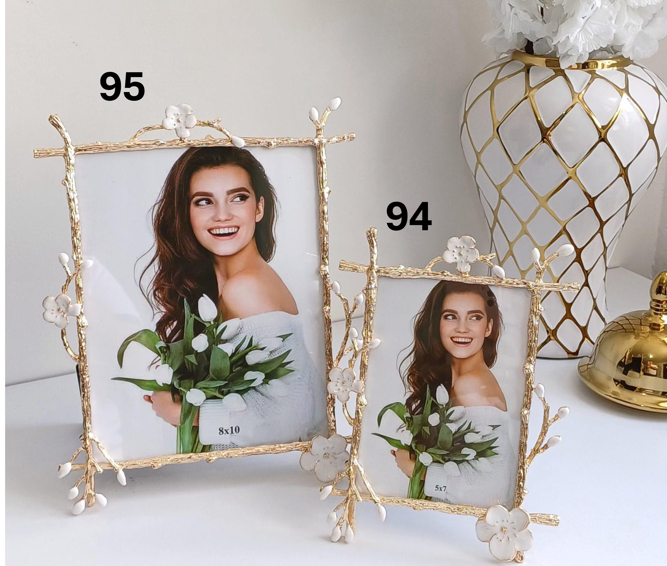 Marcos decorativos con flores
