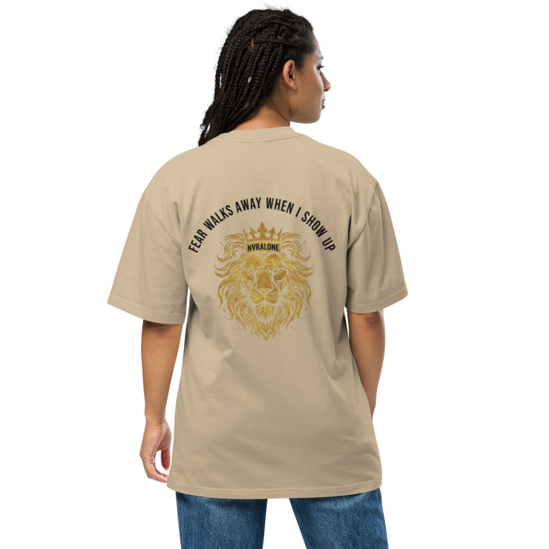 NVRALONE Oversized faded t-shirt