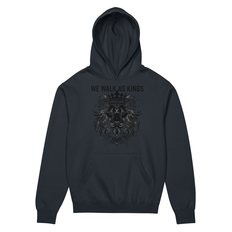 Men’s box hoodie WALK AS KING