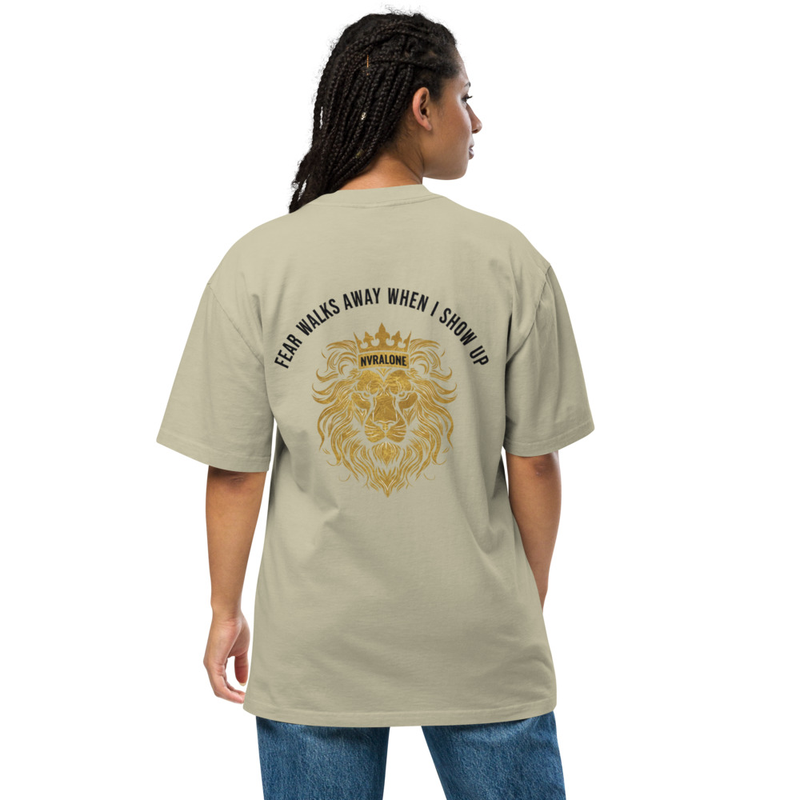 NVRALONE Oversized faded t-shirt