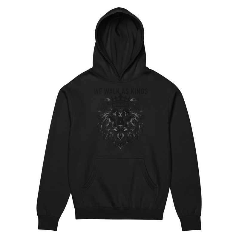 Men’s box hoodie WALK AS KING