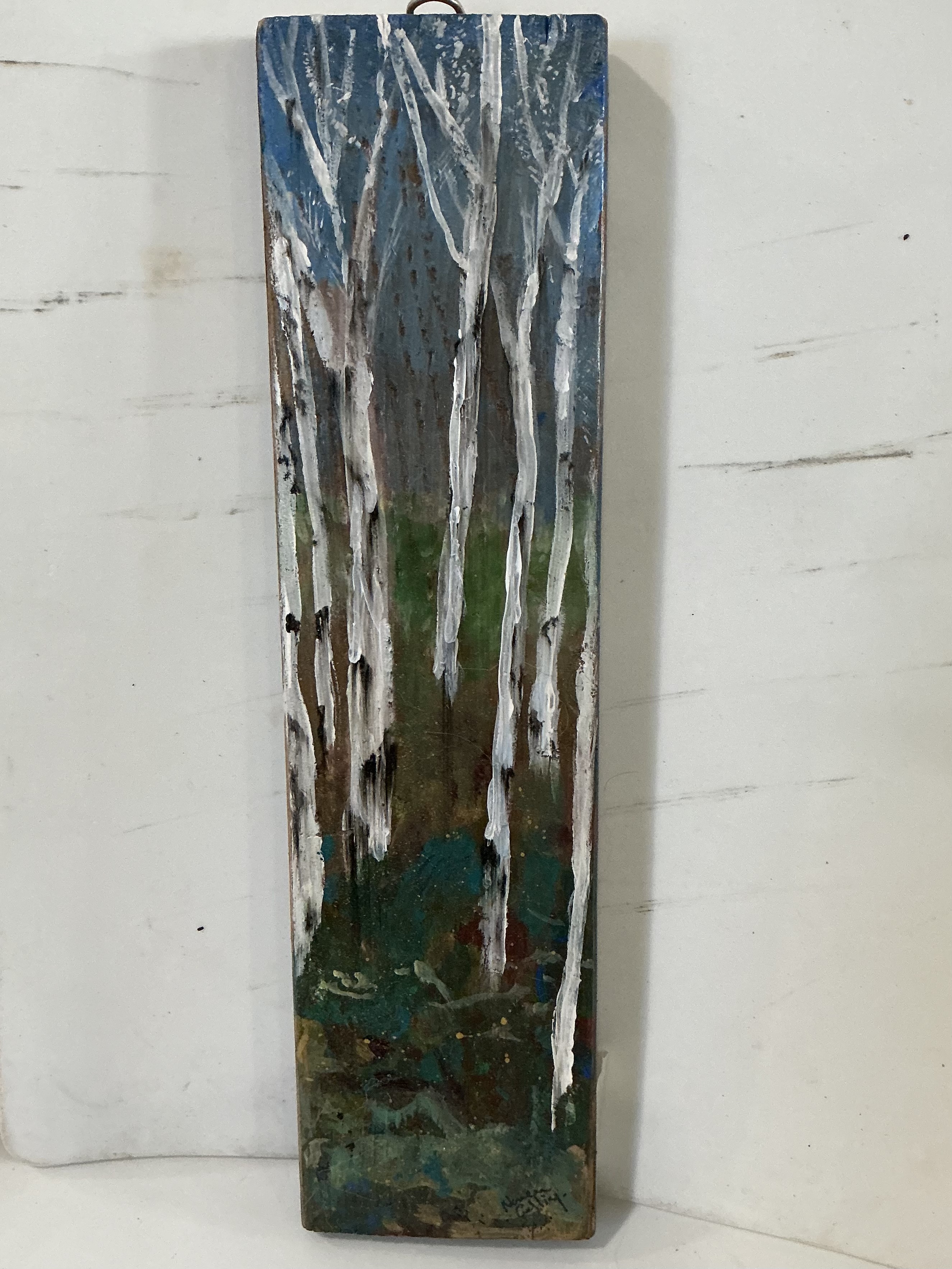 Hand-painted Wooden Wall Art