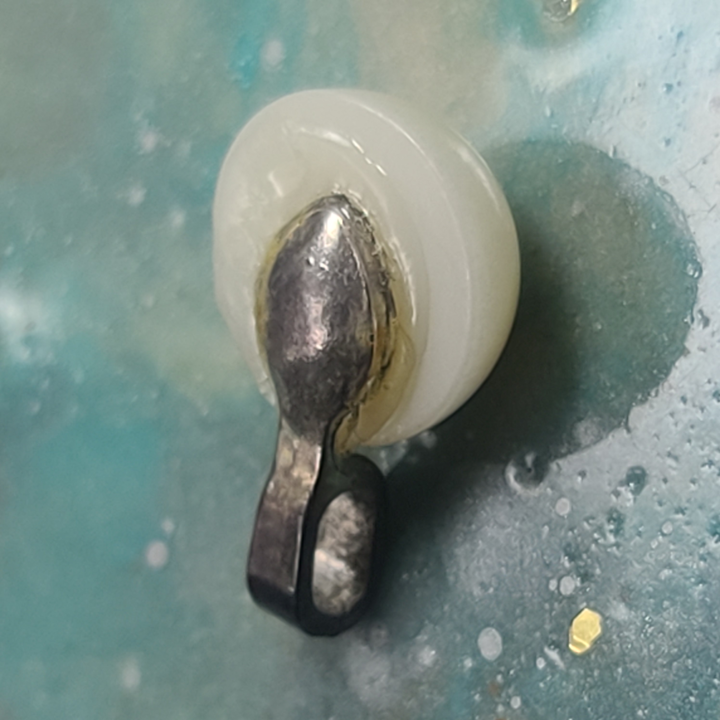 Half Pearl CC Pendant