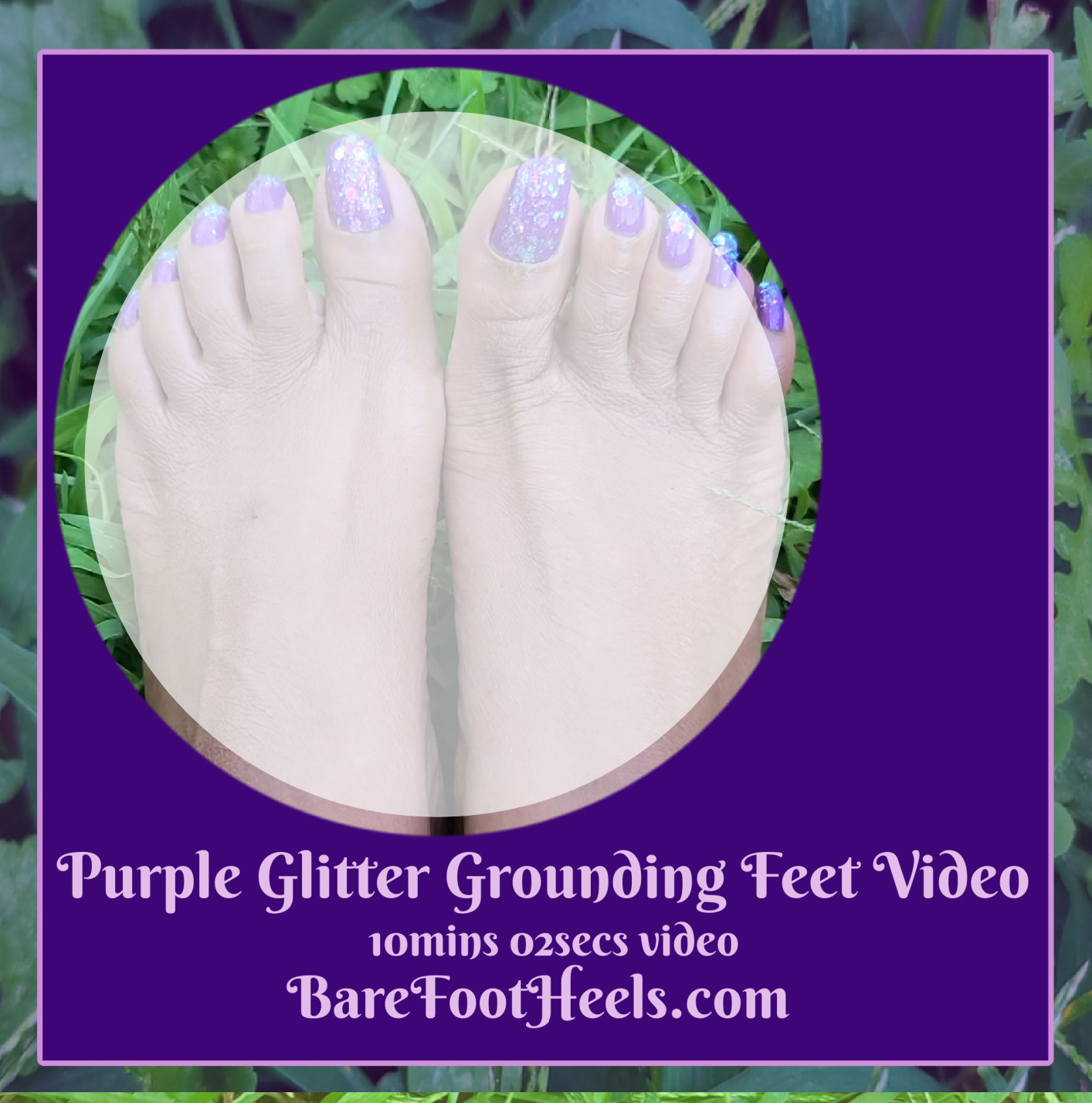 Purple Glitter Toes Grounding The Ultimate Grounding Collection Pictures and Video