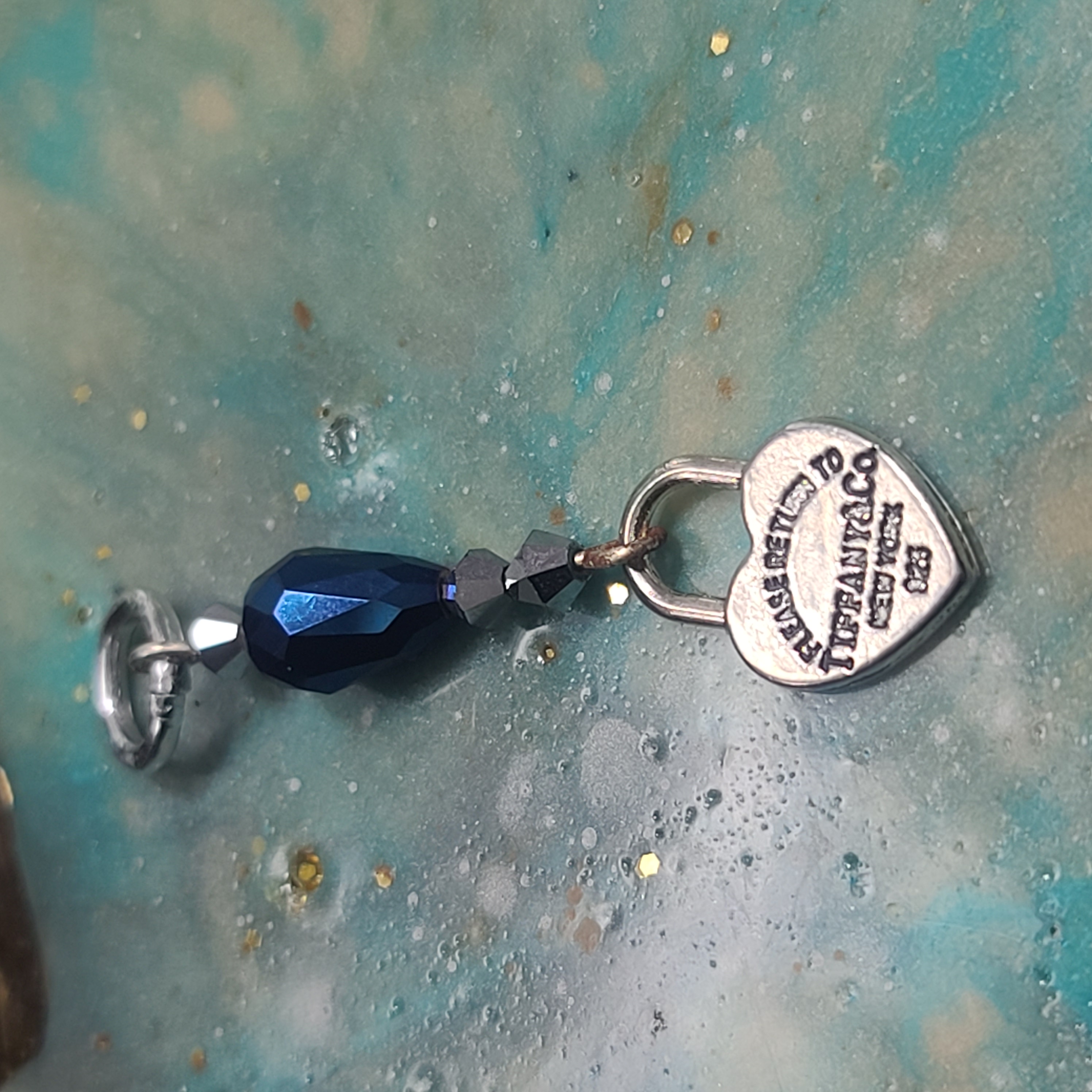 Silver Heart Dangle Pendant