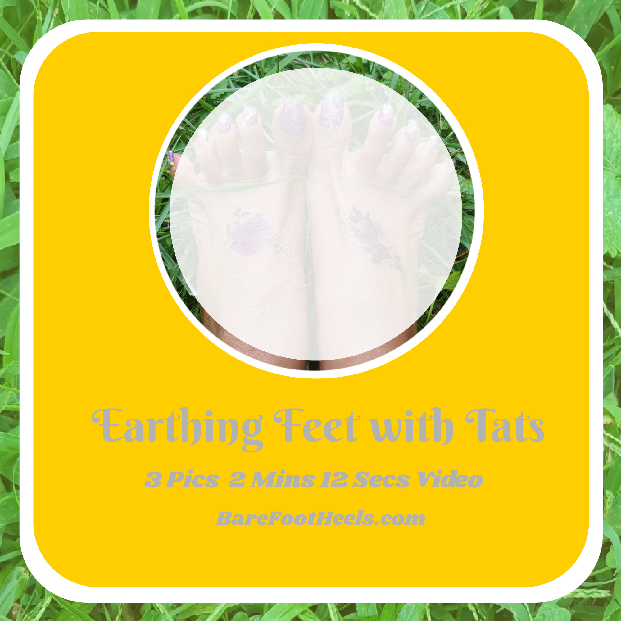 Earthing Feet with Tats Pics and Video