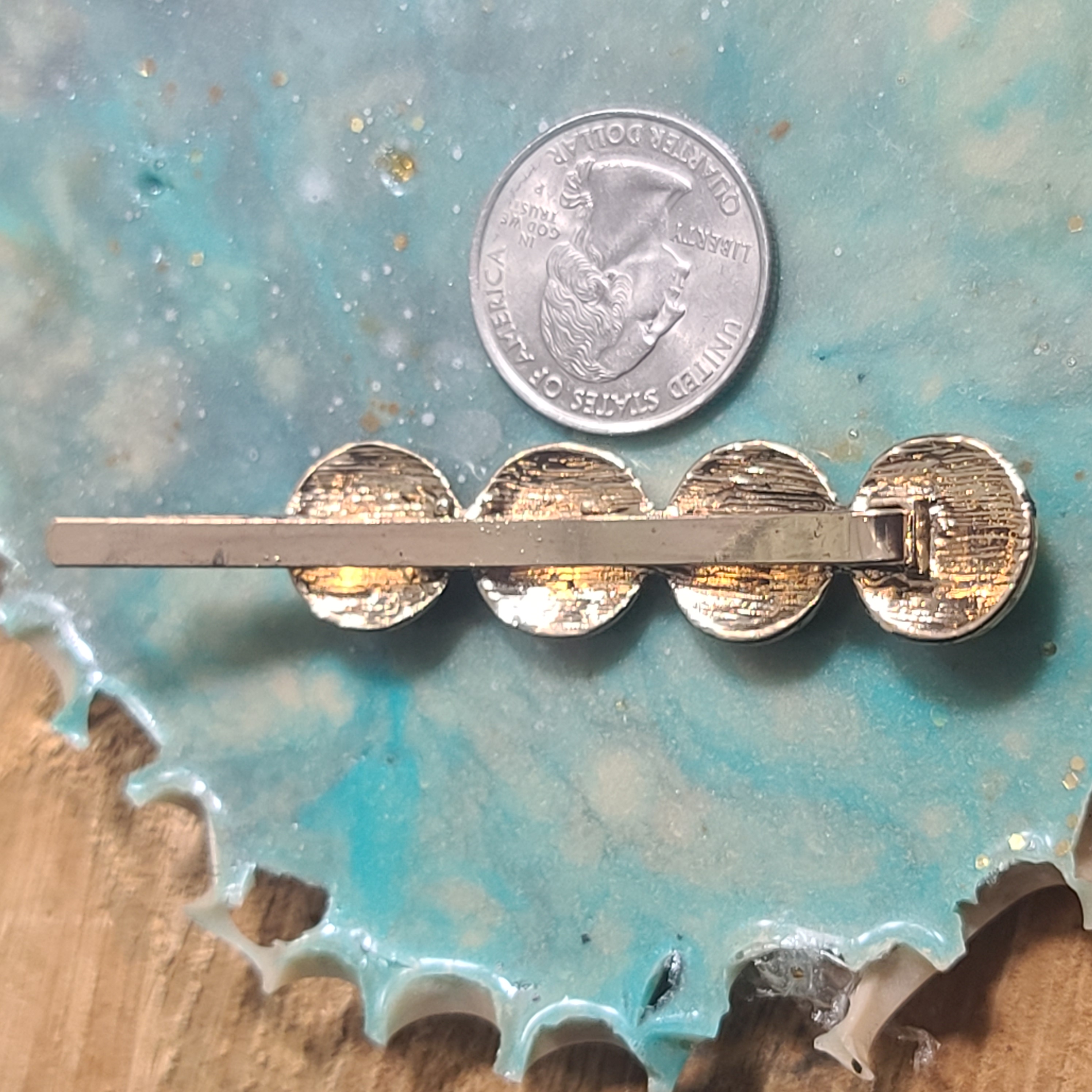 Gold Designer Hairclip