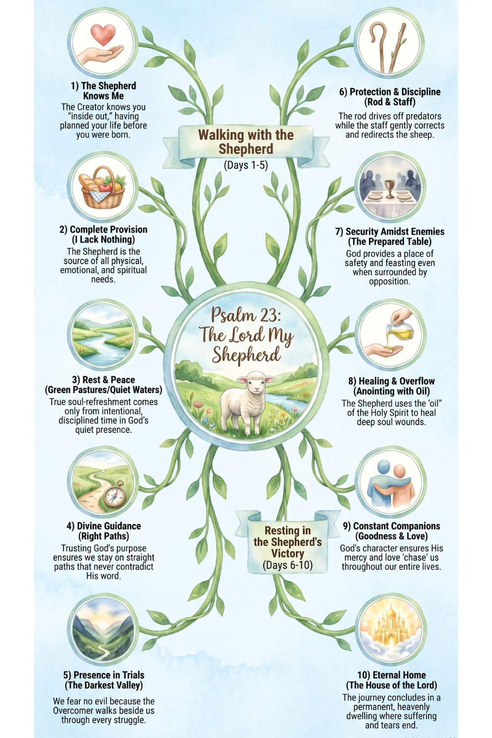 10-Day Devotional The Lord My Shepherd Printable
