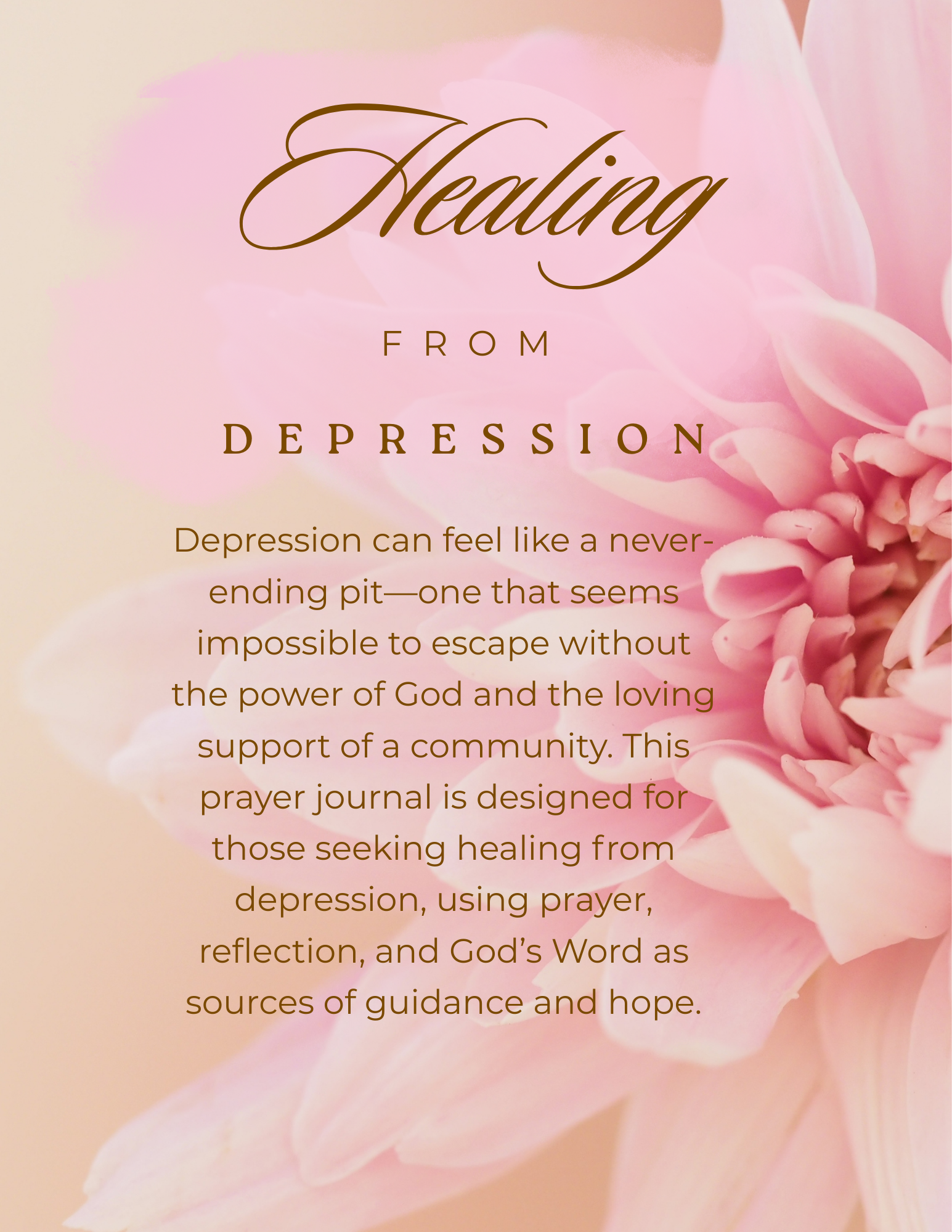 Prayer & Devotional Journal Healing from Depression Digital Printable FREE