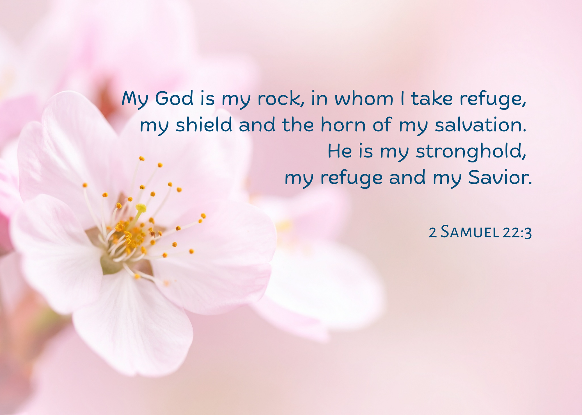 Scripture 10 Foldable Cards God our Refuge & Savior-2 Printable 