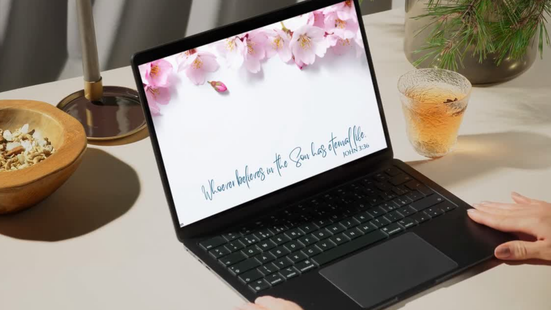 Christian Computer Wallpaper Bible Verses Set of 20 - Salvation in Christ