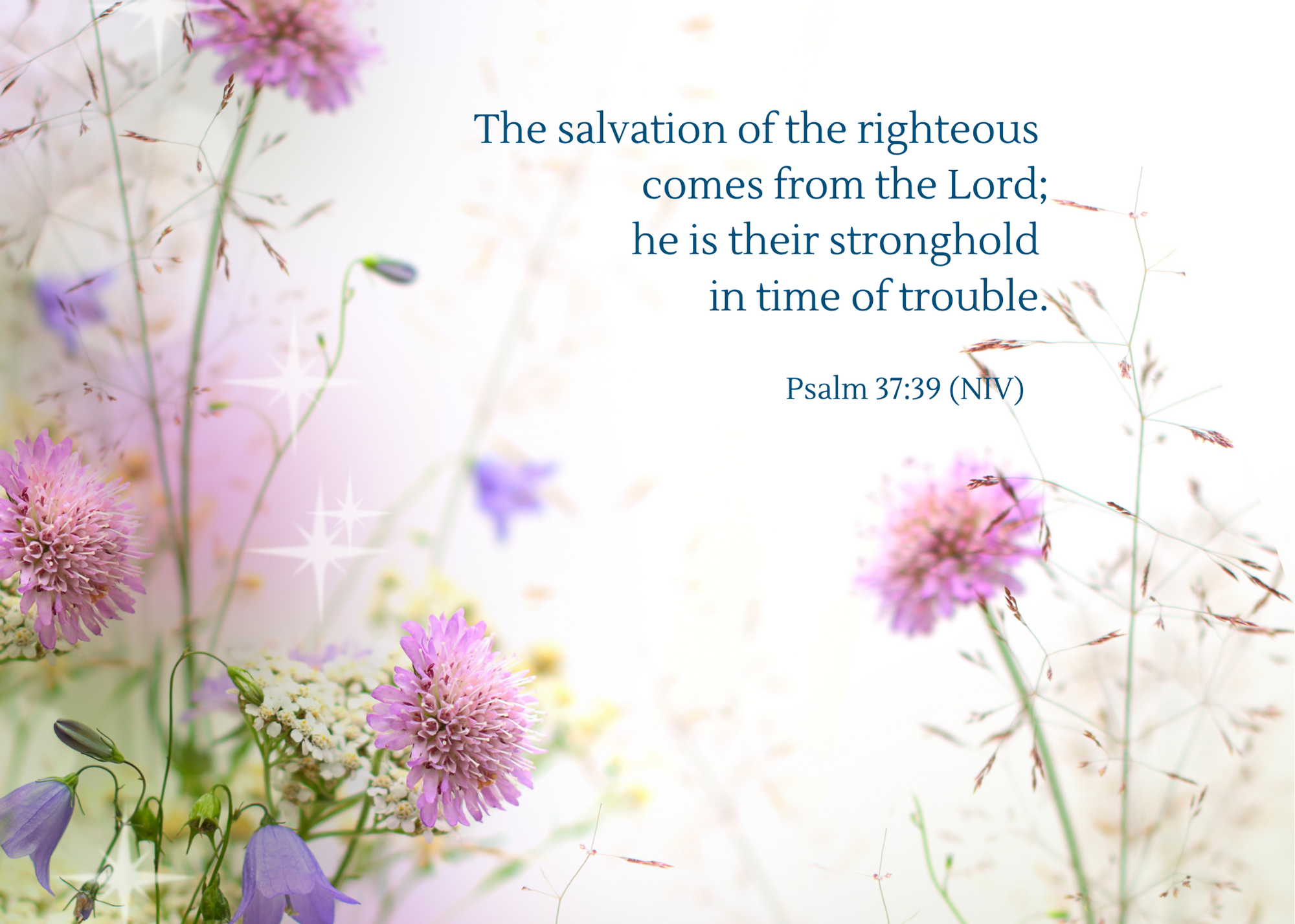 Scripture 10 Foldable Cards God our Refuge & Savior-1 Printable 