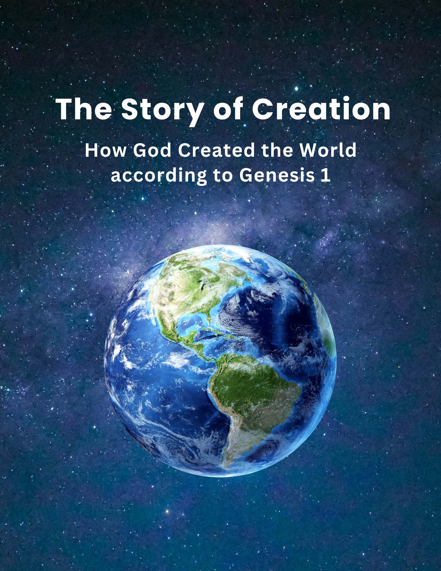 The Story of Creation 15 Pages Coloring Book & Picture Book for Kids PDF Printable