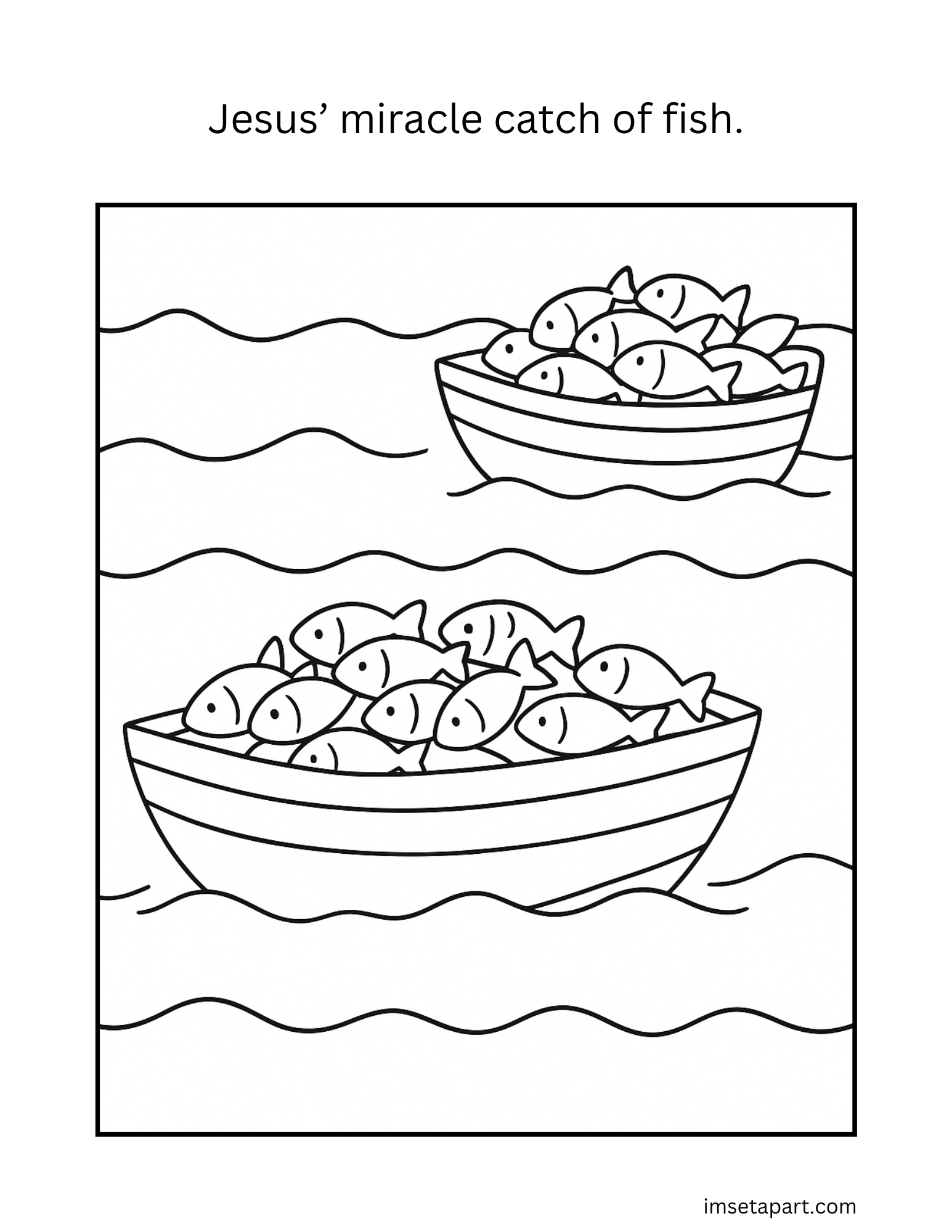 Jesus Loves Me - 20 Kids Coloring Pages Printable