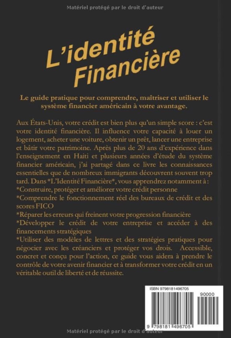 L'IDENTITÉ FINANCIÈRE
