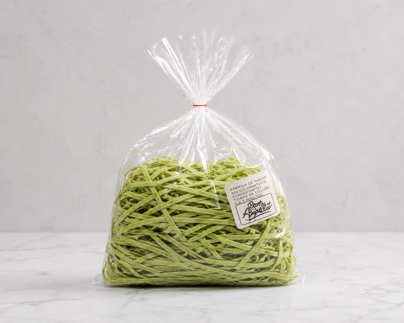 Fideos de Espinaca