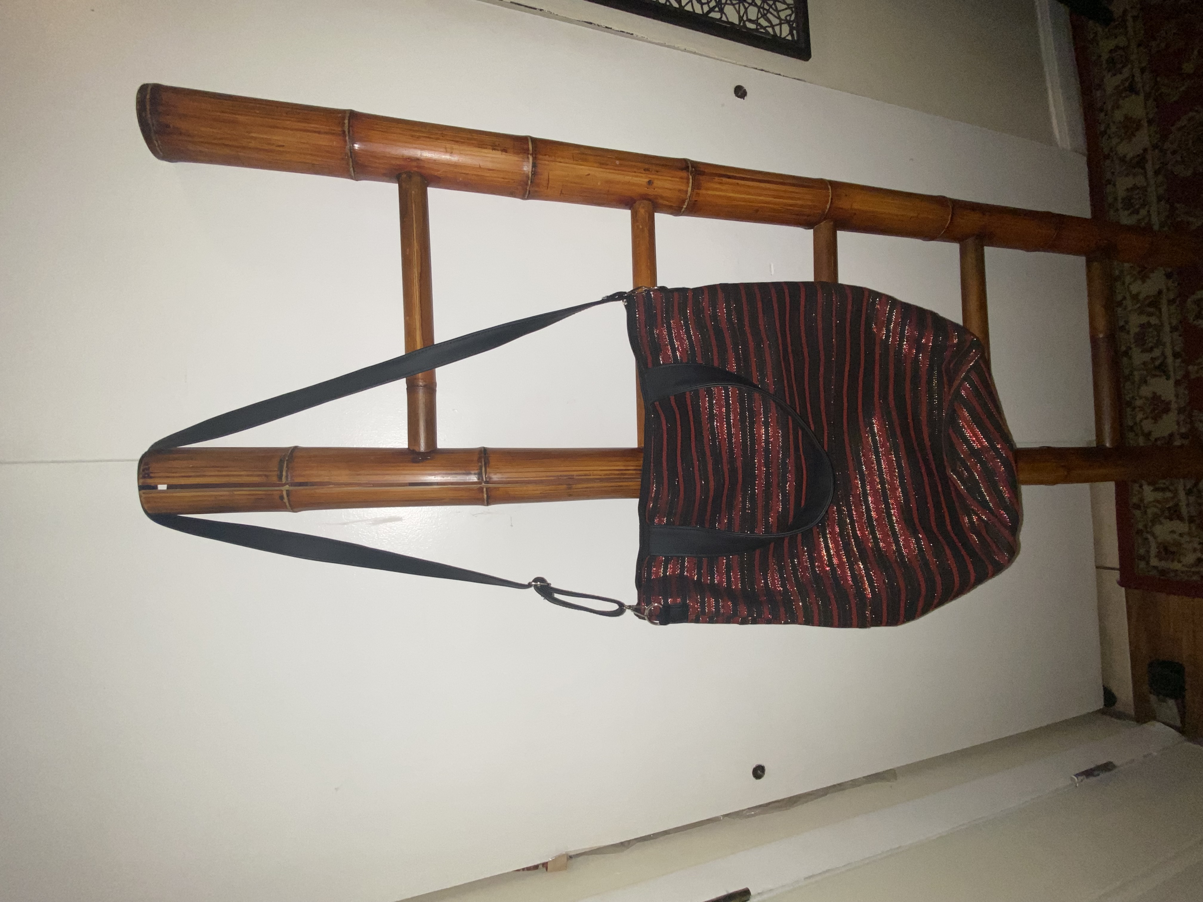 Striped Tote Bag