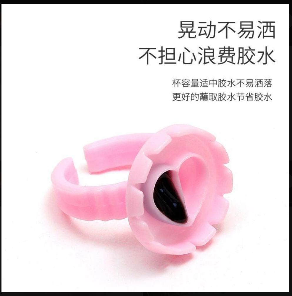 Anillo de flor para pestañas 