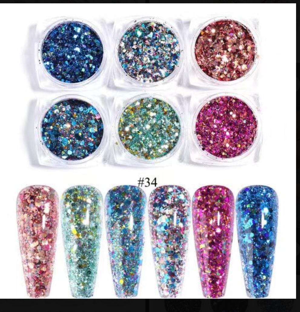 Glitter mixto unidad