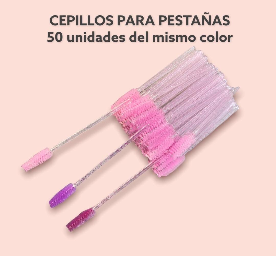 Cepillos de pestañas 50 unidades 