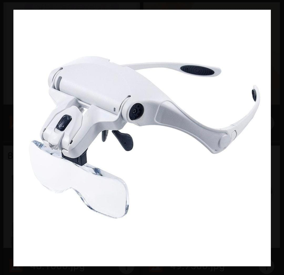 Lente de aumento para pestañas 