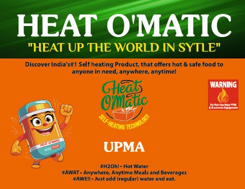 Heat O'Matic Upma Anywhere, Anytime Meals