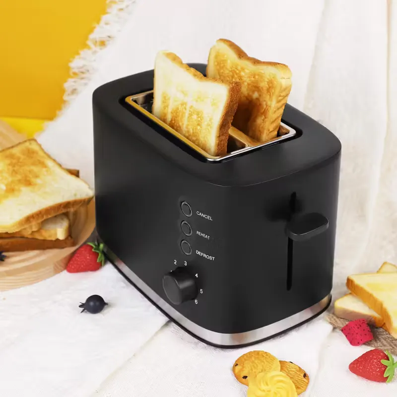 2-Slice Black Toaster