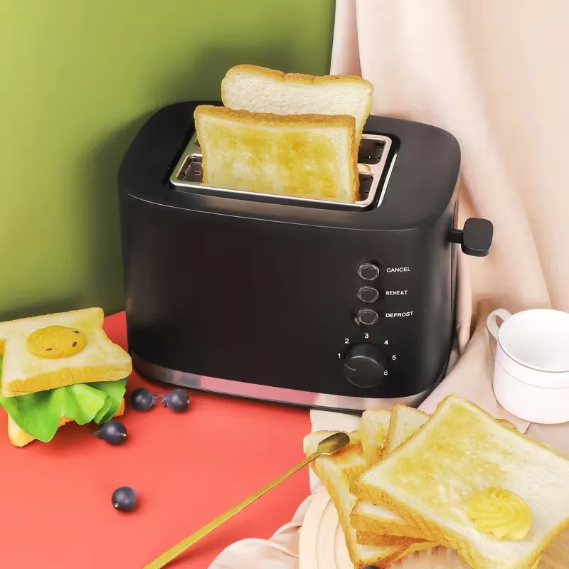 2-Slice Black Toaster