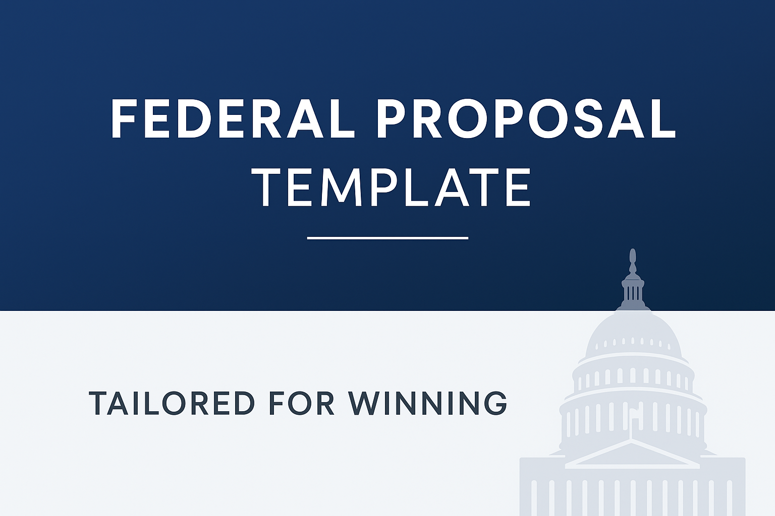 Proposal Writing Template