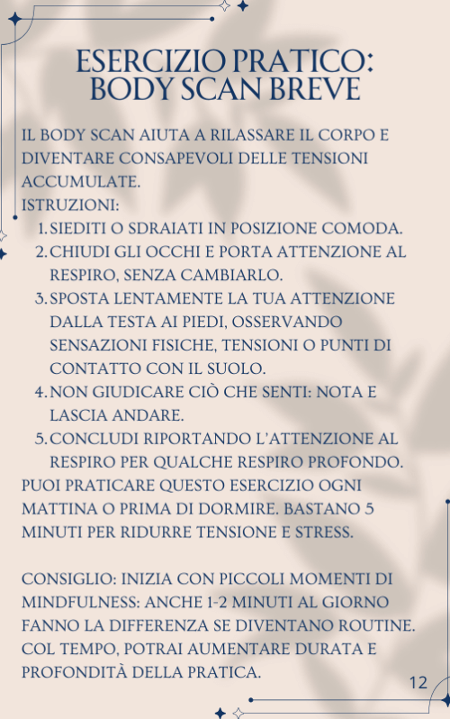 Mente Calma, Vita Piena: un percorso pratico verso il benessere quotidiano