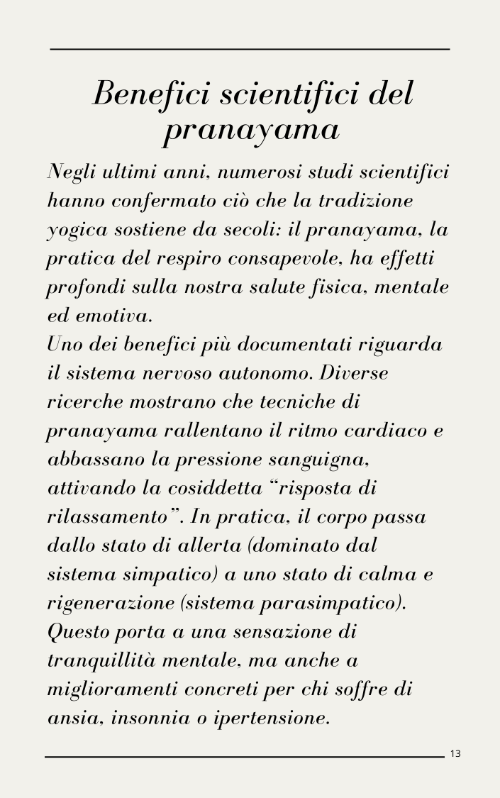 Respira: Piccola guida al Pranayama. Un'introduzione alla pratica di disciplina del respiro