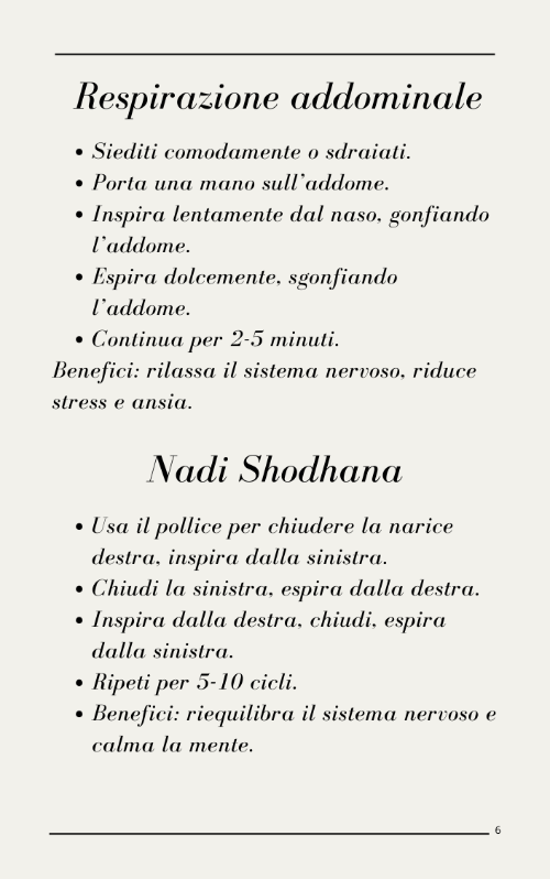 Orizzonte Interiore, collezione completa