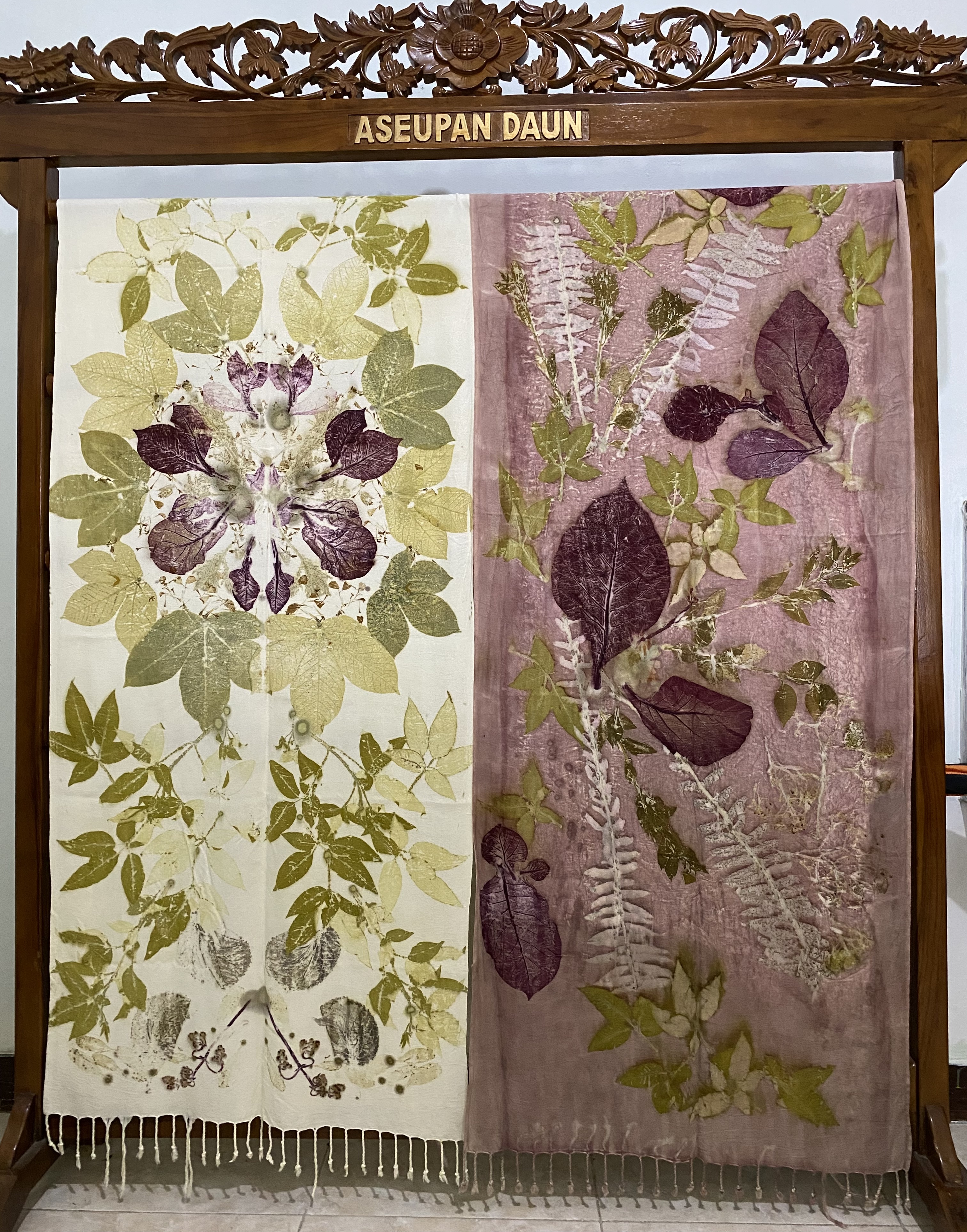 Handcrafted Eco-Printed Textile
