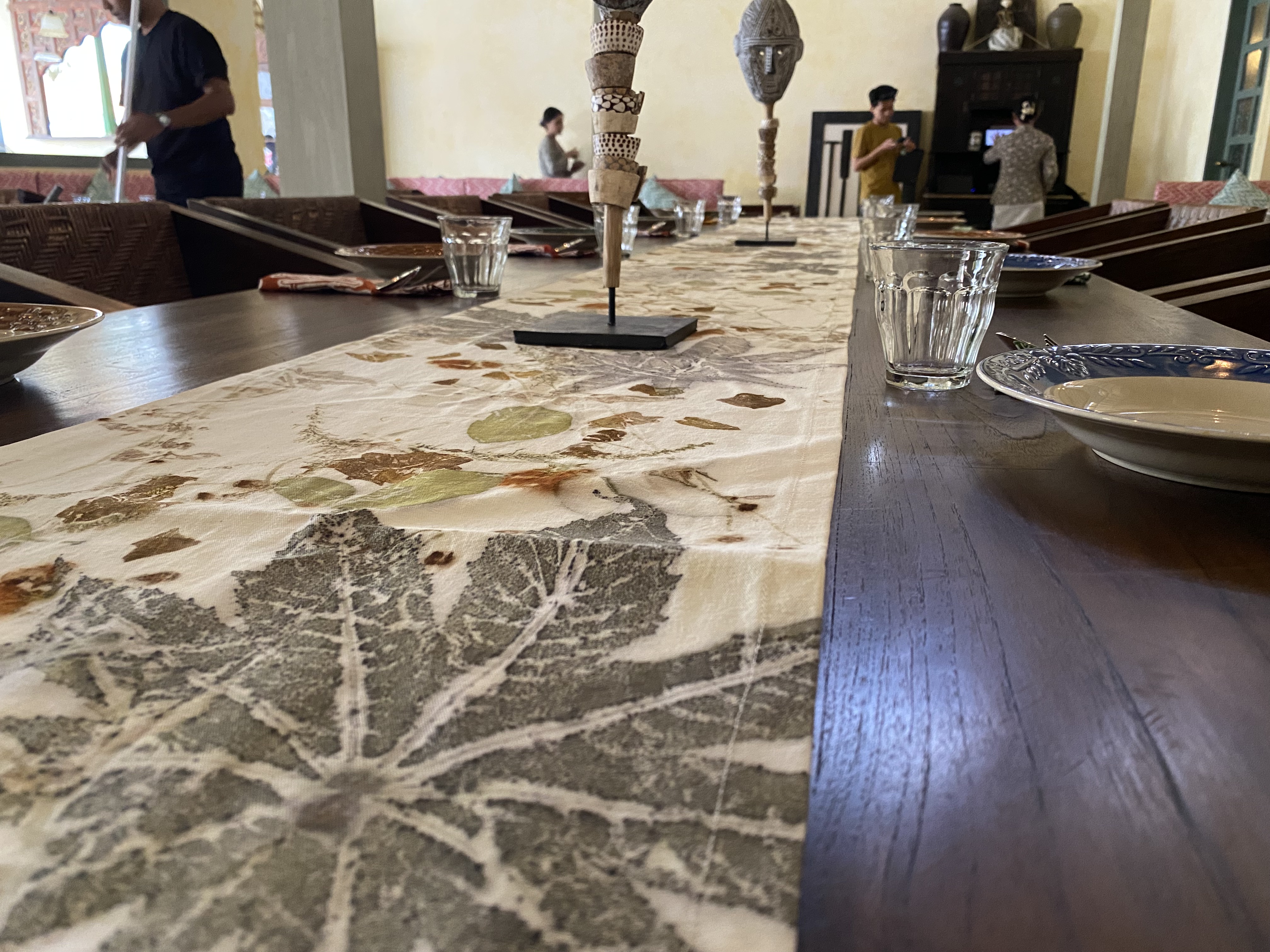 Botanical Print Table Runner