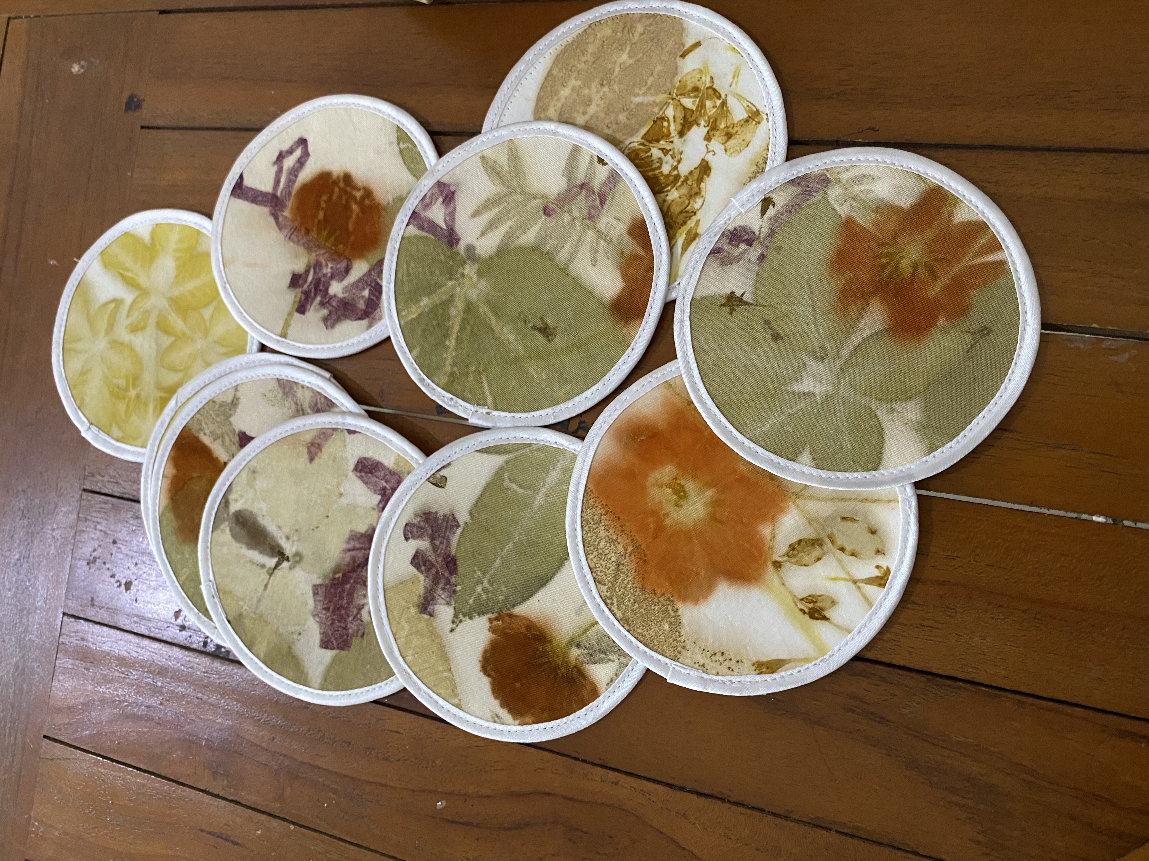 Handmade Floral Coasters