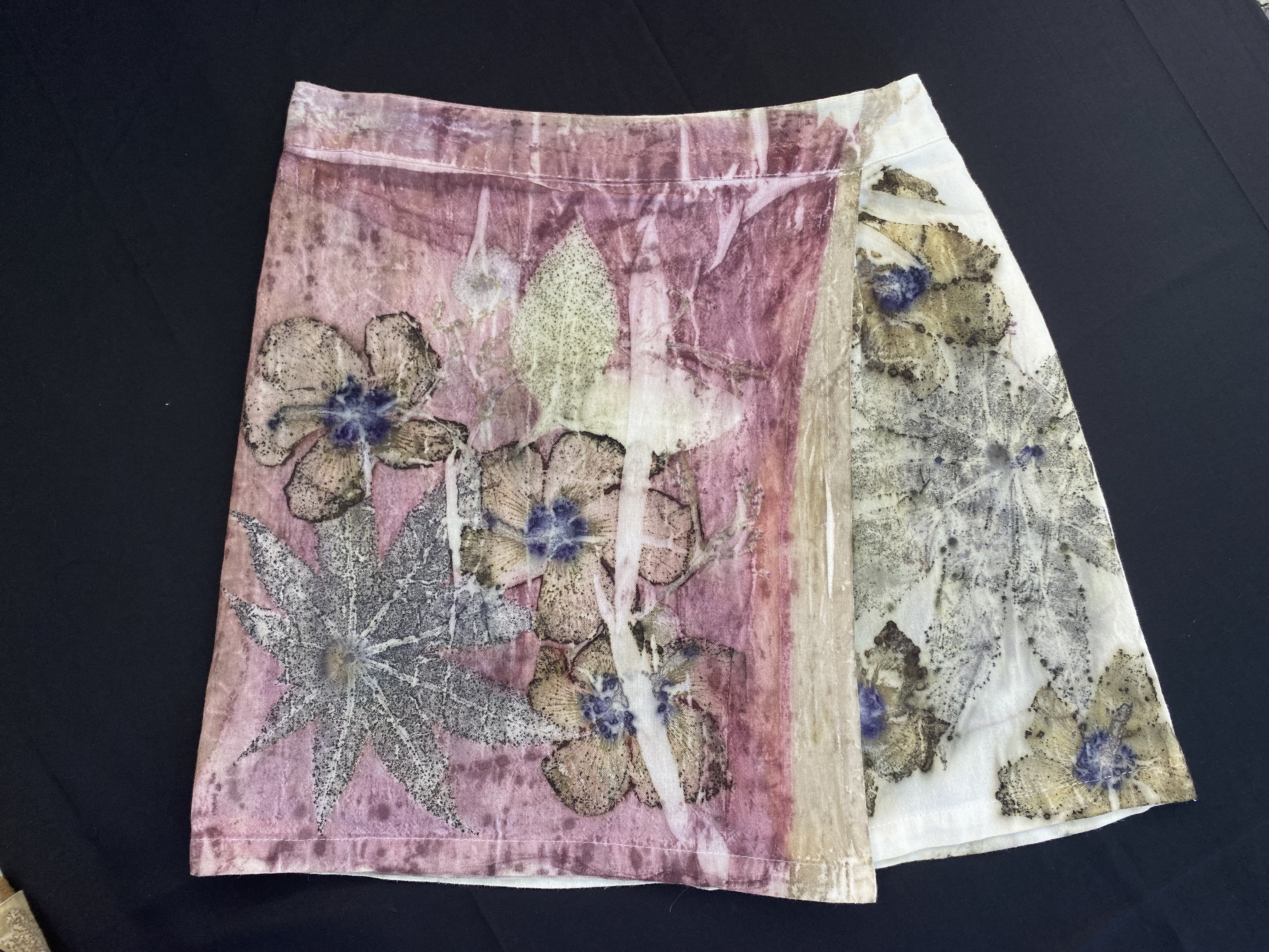 Handmade Floral Print Skort