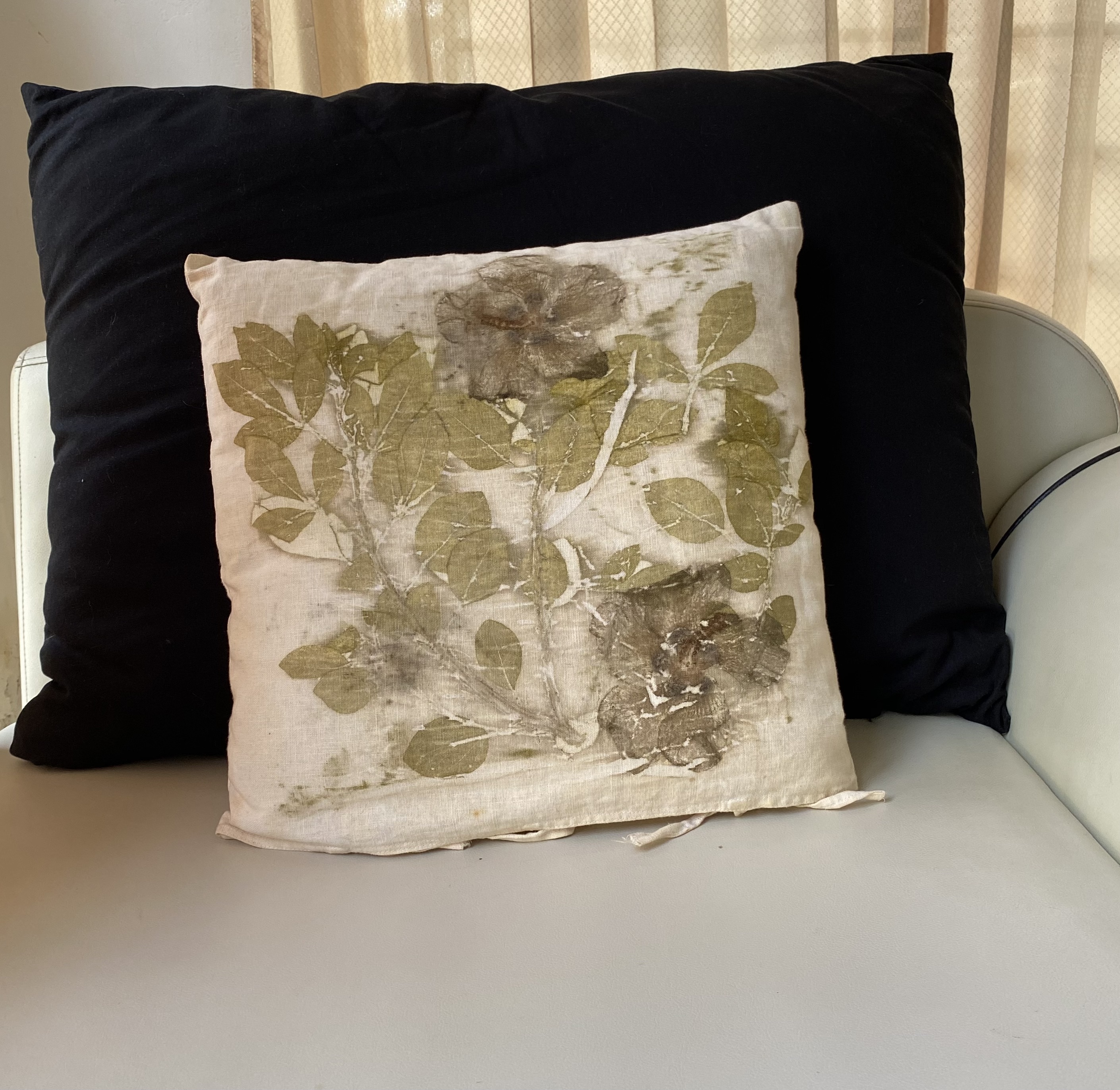 Handmade Botanical Print Cushion